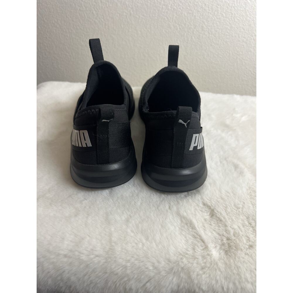 PUMA Sneakers Shoes Womens Athletic 8.5 Black White Tie - Picture 2 of 6